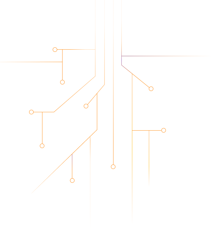 graphic representing a digital network